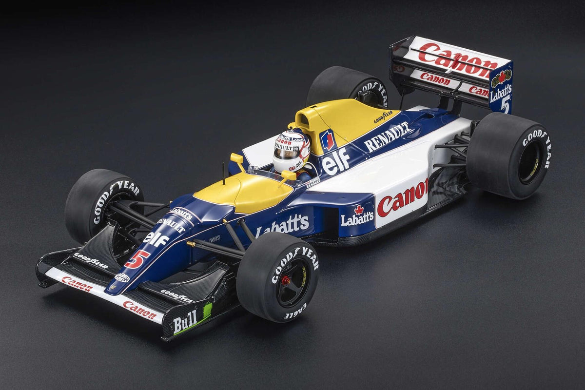 GP Replicas 1:12th Scale Williams FW14/B #5 Nigel Mansell Pole Fastest Lap/Winner British GP '92 w/Driver