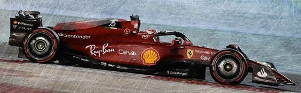 Looksmart 1:18 Scale Ferrari F1-75 #16 Winner Bahrain GP 2022 Charles Leclerc