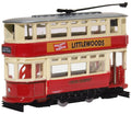 Oxford Diecast 1:148 Scale Tram London Transport (Littlewoods Advert)