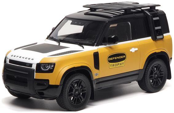 Almost Real 1:18 Scale Land Rover Defender 90 2023 Trophy Edition Yellow (Limited Edition 504pcs)