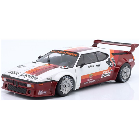 IXO 1:18 Scale BMW M1 Procar #61 Walter Brun ProCar Series 1980 Race Monaco