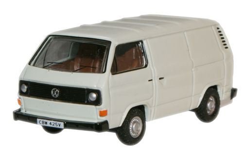 Oxford Diecast 1:76 Scale VW T25 Van - Pastel White