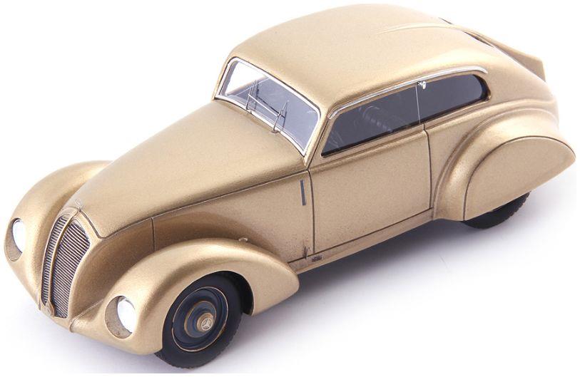 Autocult 1:43 Scale Mercedes Benz 170 (W15) 'Erdmann und Rossi' Gold