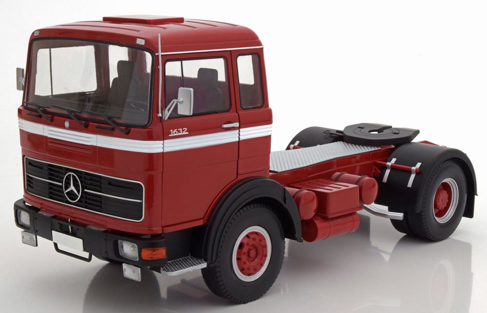Road Kings 1:18 Scale Mercedes LPS 1632 1969, red/black/white Limited Edition 700 pcs