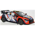 IXO 1:18 Scale Hyundai i20 N Rally1 WRC Safari Rallye Kenya 2024 #11 T.Neuville/M.Wydaeghe