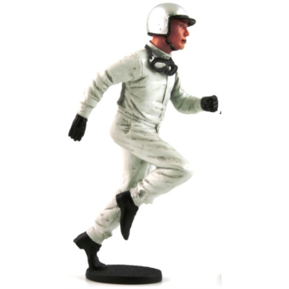 Le Mans Miniatures 1:18 Scale Le Mans Start 1960/1970 Figurine Modern Grey Helmet