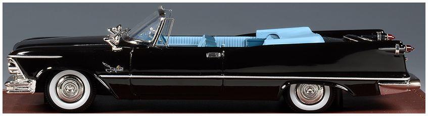 GLM 1:43rd Scale Imperial Crown Convertible Black Open Roof 1957