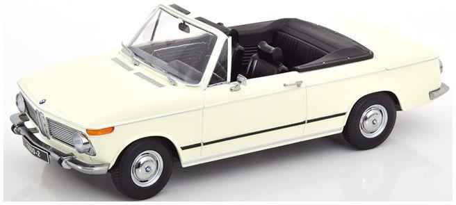 Kk Scale 1:18 Scale BMW 1600-2 Cabrio 1968?White w/Removable Softtop