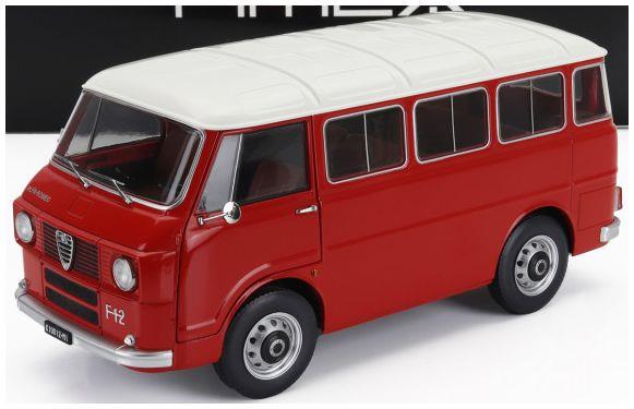 Mitica 1:18th Scale Alfa Romeo F-12 Minibus 1 Series 1967 Red Ivory