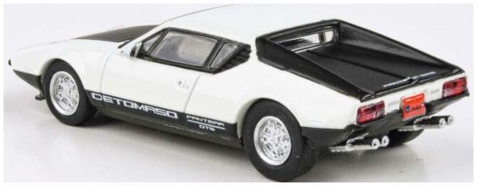 Paragon  1:64th Scale De Tomaso Pantera White/Black 1972 (RHD)