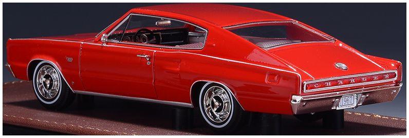 GLM  1:43rd Scale Dodge Charger Bright Red 1967
