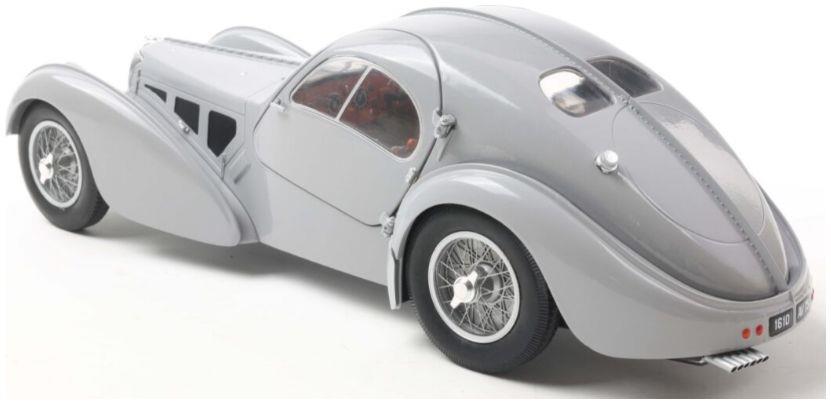 Solido  1:18th Scale Bugatti Atlantic Type 57 SC Matte Silver 1937