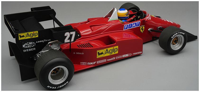 Tecnomodels 1:18 Scale Ferrari 126 C4-M2 1984 European GP #27 2nd M. Alboreto w/Driver Figure