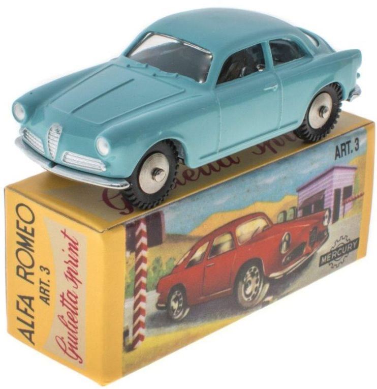 Atlas Editions 1:48 Scale Alfa Romeo Giulietta Sprint Veloce Mercury Collection by Hachette