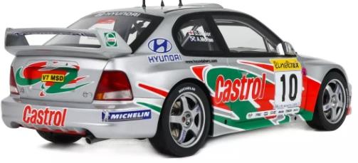 Otto  1:18th Scale Hyundai Accent WRC Grey #10 A.McRae D.Senior Rally Monte Carlo 2001