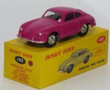 Atlas Editions  Scale Porsche 356A (182) Atlas reproduced 'Dinky'