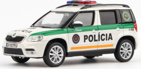 Abrex 1:43 Scale Skoda Yeti FL 2013 Policia SR