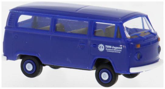 Brekina  1:87th Scale VW T2 Kombi 1973 THW Jugend NRW