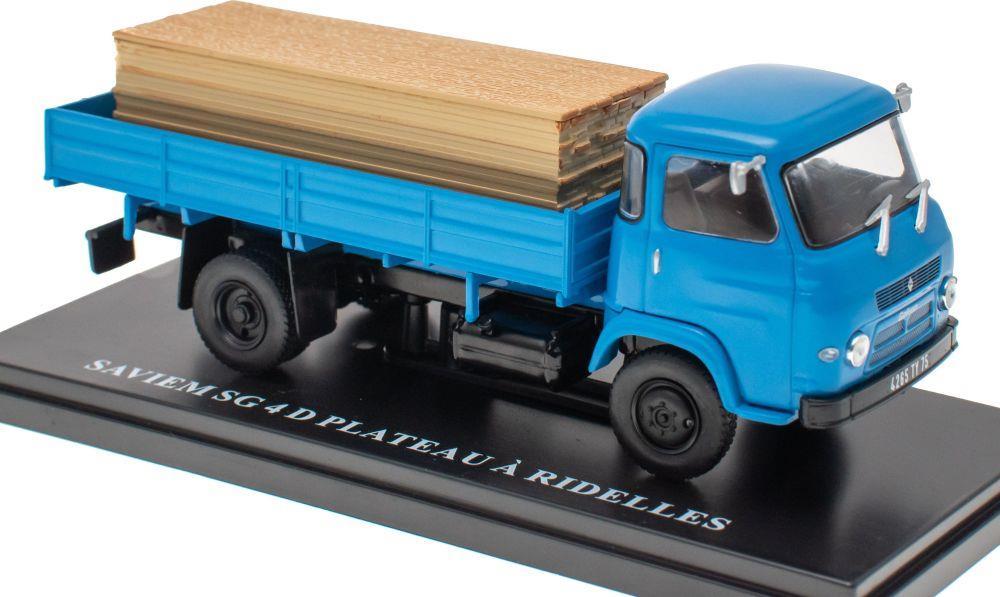 Atlas Editions 1:43 Scale Renault Saviem Sg 4 D Plateau A Ridelles 1967 Renault Commercial Collection-Blister