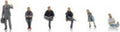Artitec 1:87 Scale Passengers (6x) Ready Made Painted