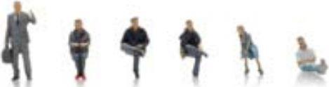 Artitec 1:87 Scale Passengers (6x) Ready Made Painted