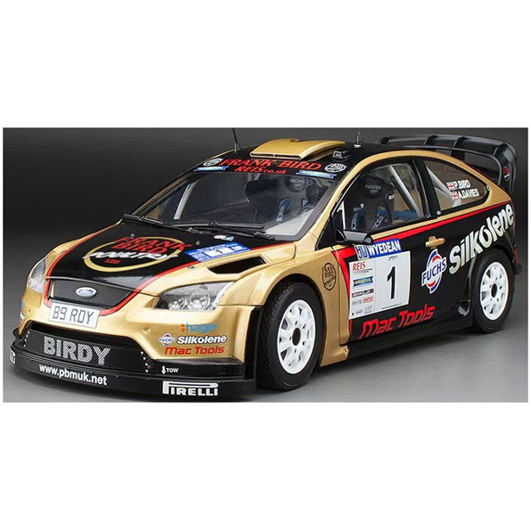 Sunstar 1:18 Scale Ford Focus RS WRC '08 #1 P.Bird/A.Davies Winner Wyedean Forest Rally 2015 (999pcs)