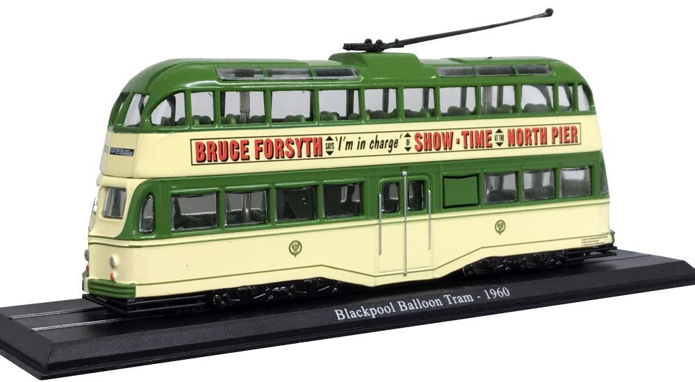 Atlas Editions 1:76 Scale Blackpool Balloon Tram - 1960
