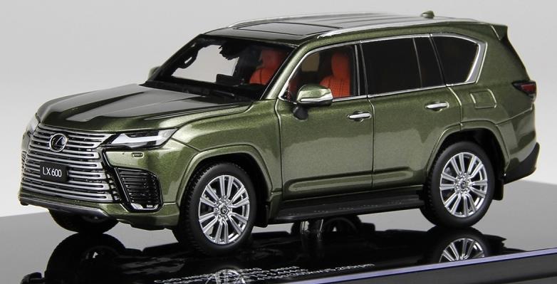 LCD Model 1:43 Scale Lexus LX600 Nori Green