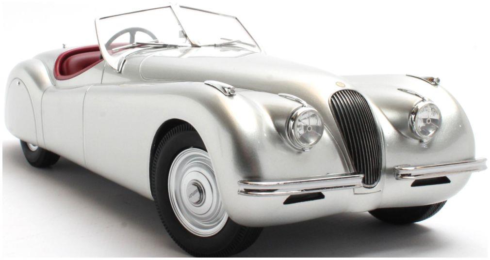 Cult 1:18 Scale Jaguar XK120 OTS Silver 1948