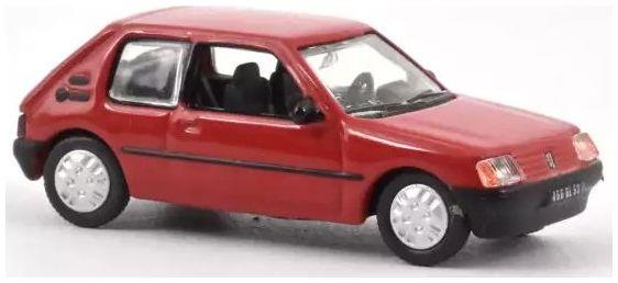 Norev 1:87 Scale Peugeot 205 XL 1985 Red