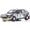 Kyosho 1:18th Scale Lancia Delta HF 4WD Rally Monte Carlo 1988 Martini #3