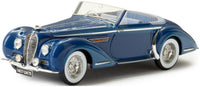 Esval 1:43 Scale Delahaye 135M Vedette Cabriolet by Henri Chapron Open Two-Tone Blue 1947