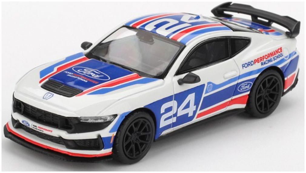 MiniGT 1:64th Scale Ford Mustang Dark Horse #24 Ford Performance Racing School (LHD)