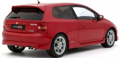 Otto  1:18th Scale Honda Civic Type R EP3 Milano Red 2005
