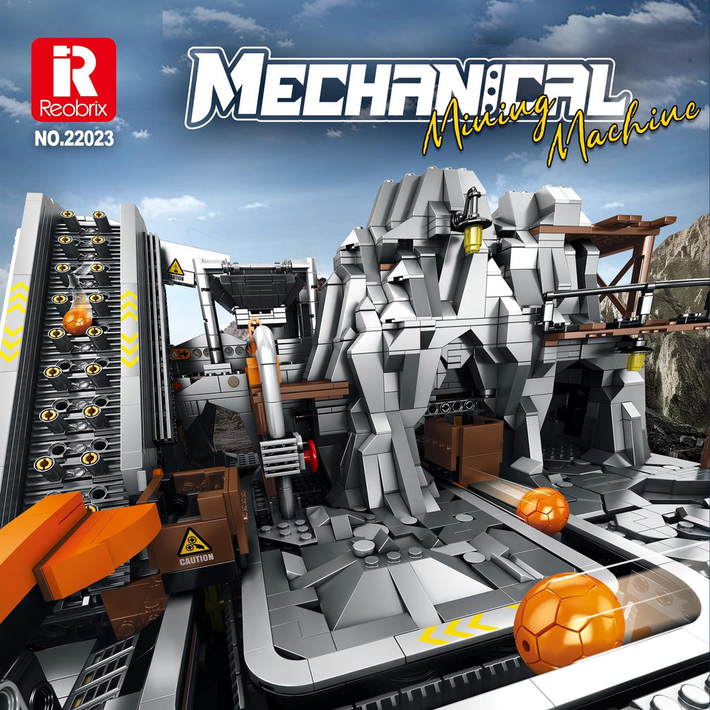 Reobrix Brickbuild 43 CM Scale Mining Machine Remote Control (3,338pcs)