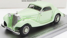 Kess 1:43 Scale Mercedes Benz - 320W (W142) Combination Coupe 1938 - V.Light Green - 250pcs Ltd
