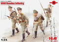 ICM 35677 1/35 Scale WWI Russian Infantry 4 Figs Soviet STORM