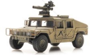 Artitec 1:87 Scale Humvee Desert TOW (US) ready 1:87