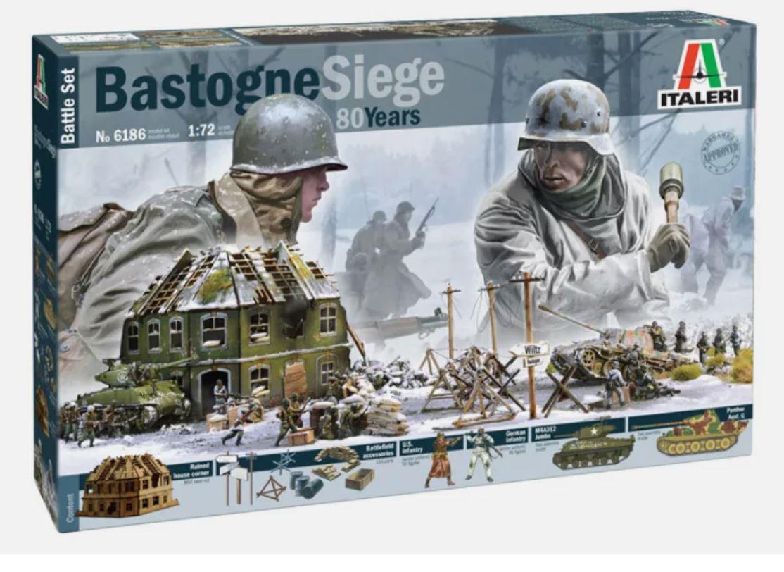 Italeri 6186 1/72 Scale Bastogne Siege Diorama Model Kit