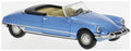 Brekina  1:87th Scale Citroen DS 19 Cabriolet Blue 1963