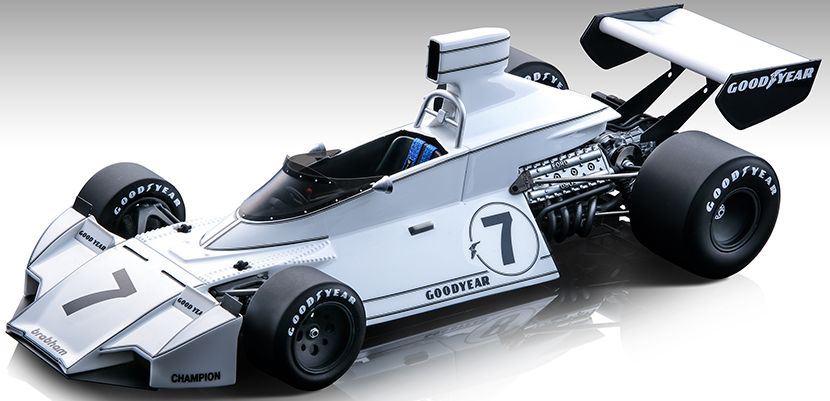 Tecnomodels 1:18 Scale Brabham BT44 1974 Winner USA GP Carlos Reuteman