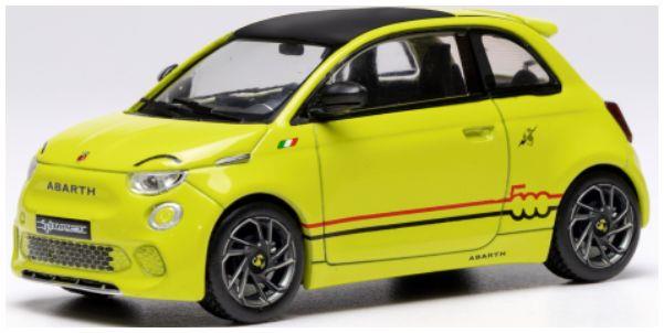 IXO 1:43rd Scale Fiat 500e Abarth Yellow 2024