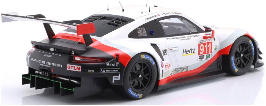 IXO  1:12th Scale Porsche 911 (991) RSR #911 24h Daytona 2018 Porsche GT Pilet/Makowiecki/Tandy