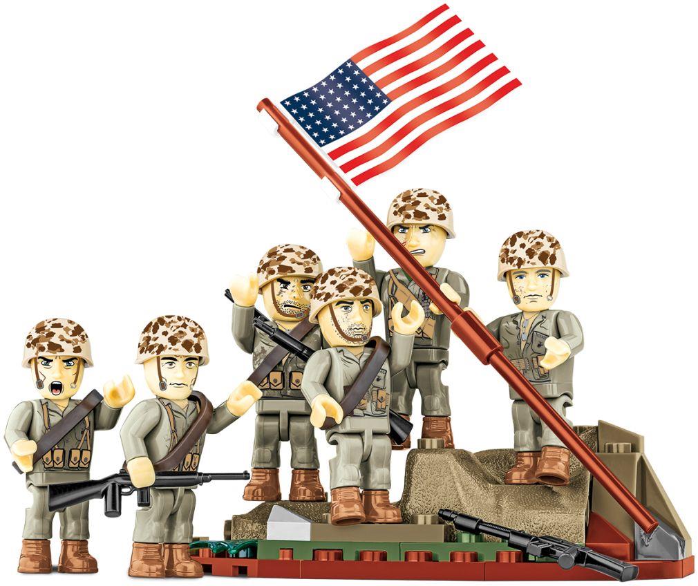 Cobi N/A Scale Raising The Flag on Iwo Jima WWII (85 pcs)