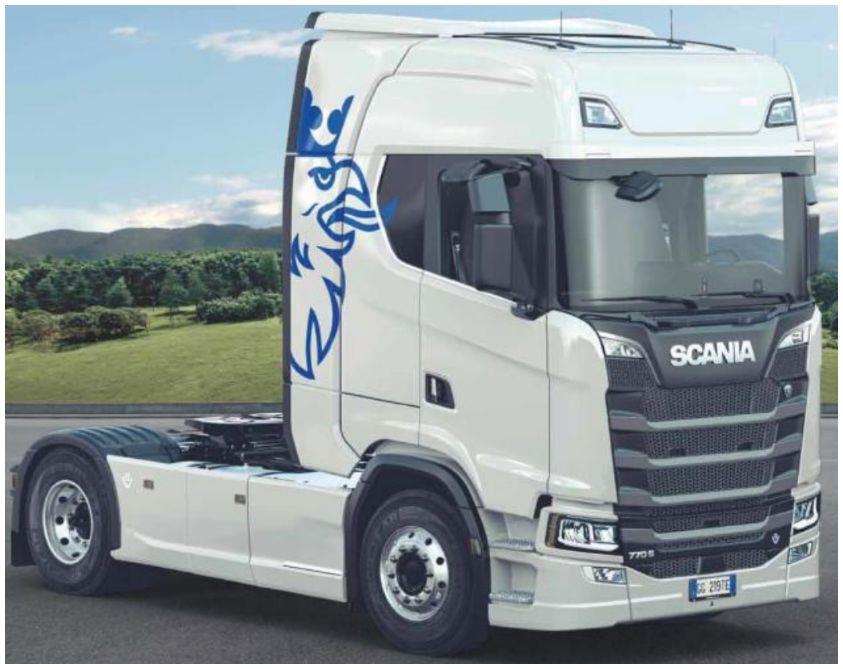 Italeri 1:24 Scale Scania S770 V8 White Cab