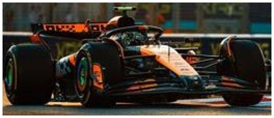Spark 1:18th Scale McLaren MCL38 #4 Winner Abu Dhabi GP 2024 Lando Norris