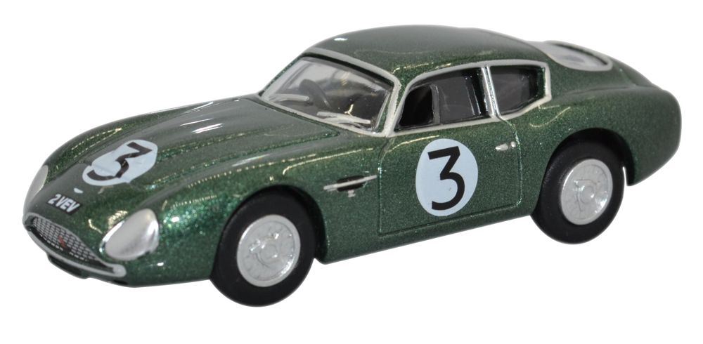Oxford Diecast 1:76 Scale Aston Martin DB4GT Zagato 2 VEV Jim Clark Goodwood 1961