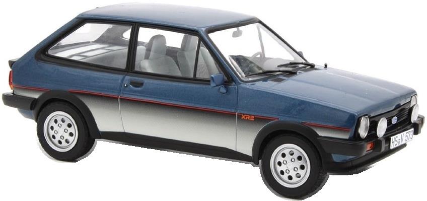 Norev 1:18 Scale Ford Fiesta XR2 Blue Metallic 1981