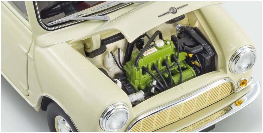 Kyosho 1:18 Scale Morris Mini Minor White