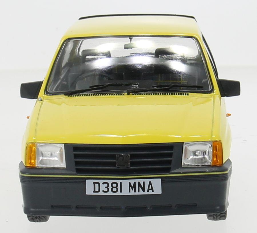 Model Car Group 1:18 Scale Vauxhall Nova SR - Yellow 1983 RHD UK Exclusive